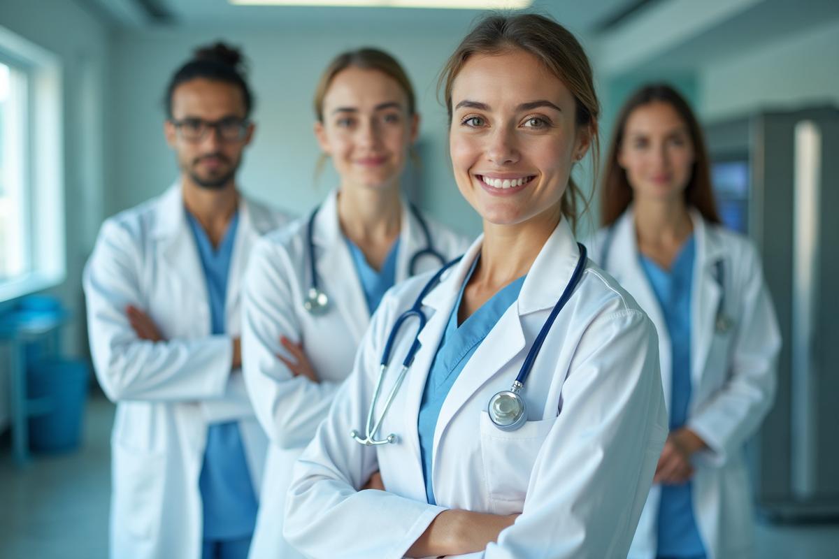 Equipe médica profissional da GV Clínicas